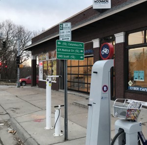 bike wayfinding park ave & woolworth